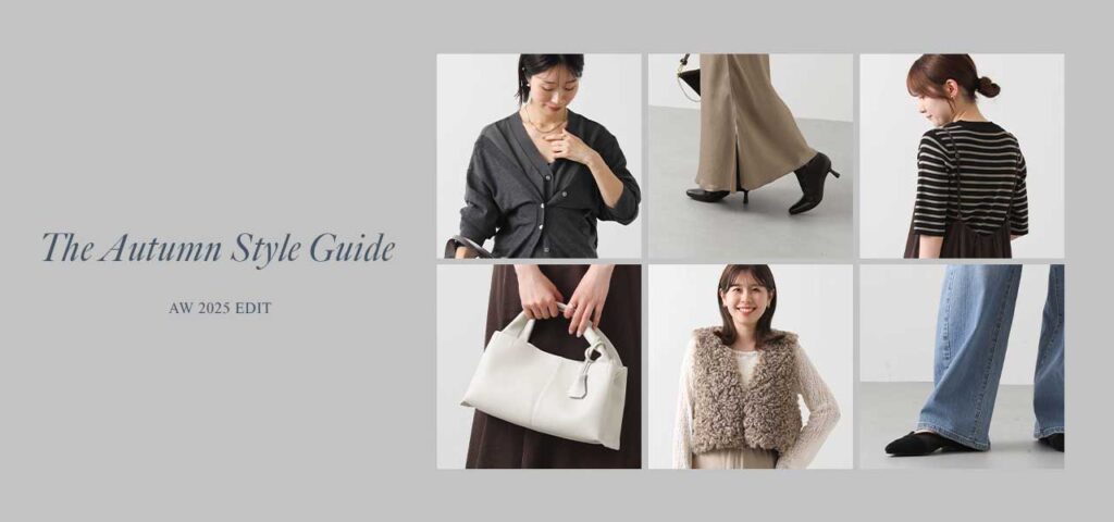 ブラウンワンピース×レイヤードニットの着こなし術