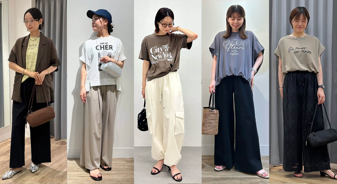 大人のロゴTシャツ着こなし術｜2026夏は抜け感ときれいめカジュアルが